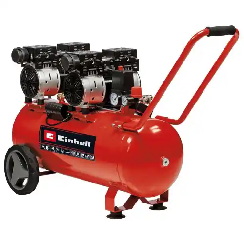 Réduction Compresseur - TE-AC 50 Silent - Pression max. 8 bar - Capacité d‘aspiration 270 L/min - EINHELL