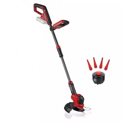 Authentique Coupe-bordures sans fil - Largeur 25 cm - Manche télescopique - Bloc moteur pivotant - Fonction Edging - 18 V - Lames et fil inc - EINHELL