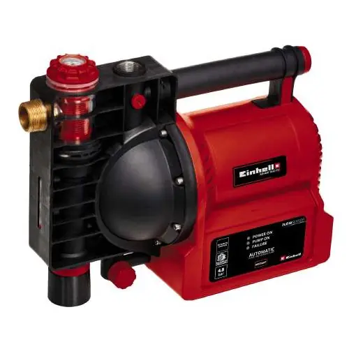 Populaire Groupe de surpression automatique GE-AW 1042 FS - 1050 W - Débit 4200 L/h - Pression max. 4,8 bar - Aspiration 8 m - Indicateurs - EINHELL