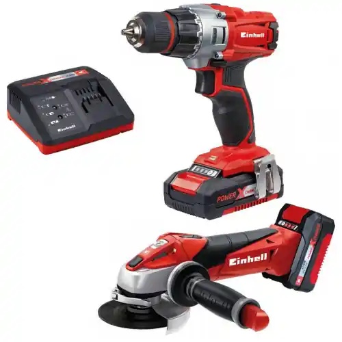 Certifié Kit outils TE-TK 18 Li Kit (CD+AG) - EINHELL