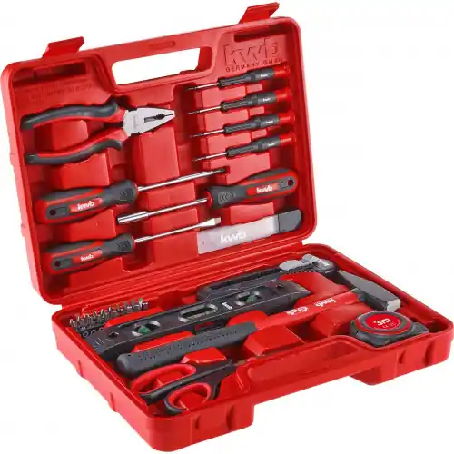 Affaire À Saisir Mallette à outils - 35 pièces - Usage domestique - Outillage polyvalent - EINHELL