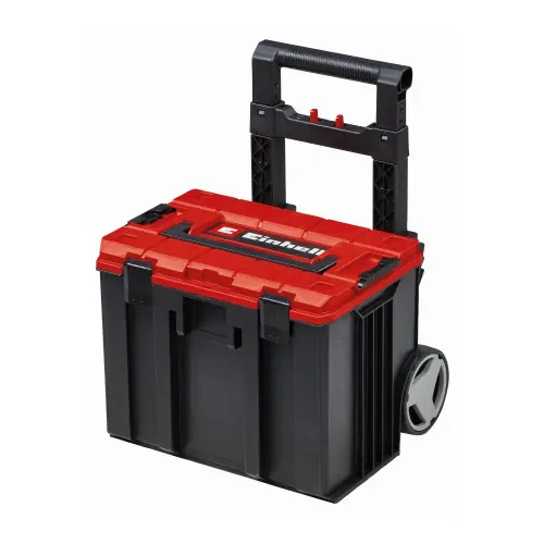 Nouvel Arrivage Mallette de transport modulaire - E-Case L - Étanche - Charge utile 120 kg - Roulettes Ø 15 cm - EINHELL