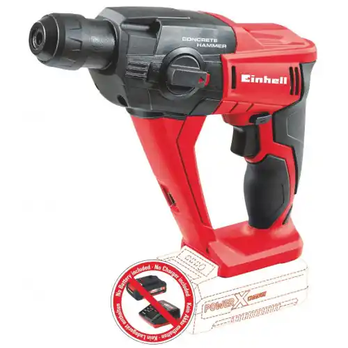 Meilleur Prix Marteau-perforateur sans fil - SDS-Plus - 18 V - Force de frappe 1,2 J - Sans batterie ni chargeur - EINHELL