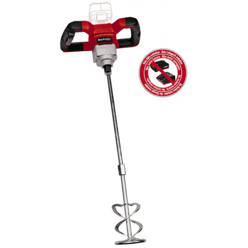 Mélangeur peinture et mortier sans fil - TE-MX 18 Li Solo - 18 V - Variateur électronique - Porte-outil M14 - Sans batterie ni c - EINHELL Meilleure Vente