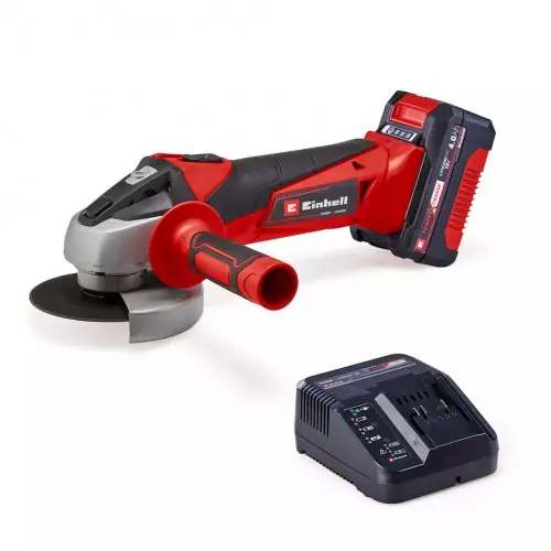 Meuleuse d’angle sans fil – TC-AG 18/115 Li (1×4.0Ah) – 18V – Ø115 mm – EINHELL Expédition Rapide