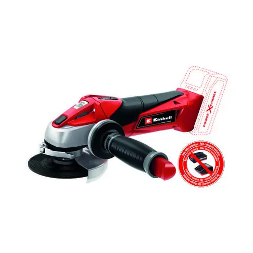 Expédié Aujourd'hui Meuleuse d’angle sans fil - TE-AG 18/115 Li-Solo Acc - 18 V - Ø 115 mm - 8500 tr/min - profondeur de coupe 28 mm - EINHELL