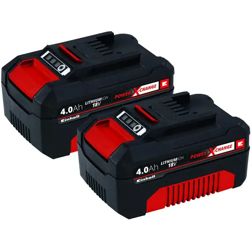 Pack 2 batteries 18 V – 4,0 Ah – Power X-Change – EINHELL Offre Du Jour