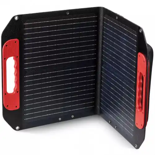Prix Réduit Panneau solaire pliable - 40 W - XT60 - USB-A & USB-C - IPX4 - pour station TE-ES 18/150/1 Li-C - EINHELL