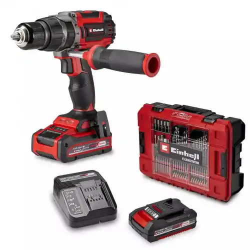Dernière Chance Perceuse-visseuse à percussion sans fil - TP-CD 18/70 Li-i BL +70 - 70 Nm - 2 batteries + accessoires - Power X-Change - EINHELL