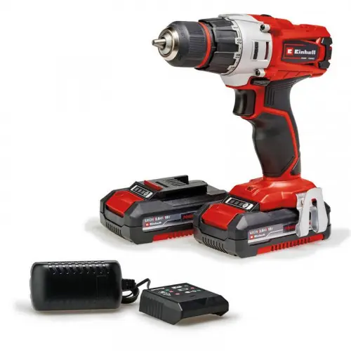 Produit De Marque Perceuse-visseuse sans fil - TE-CD 18/2 Li - 18 V - 44 Nm - Mandrin 10 mm - 2 x 2,0 Ah - Power X-Change - EINHELL