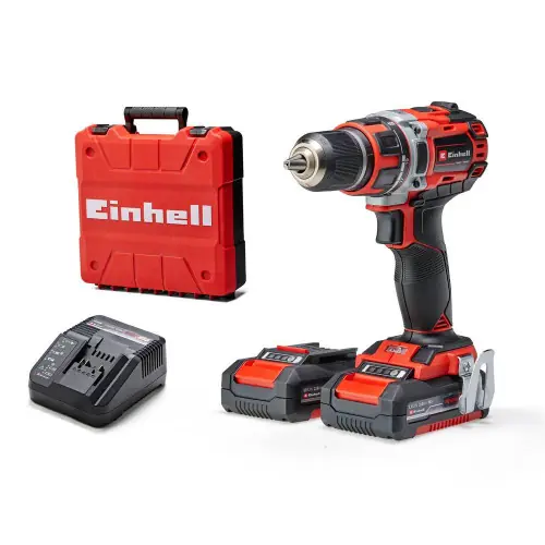Perceuse Visseuse sans fil TE-CD 18/50 Li BL - 2 vitesses - 20 positions - 2 batteries Power X-Change 2,0Ah - EINHELL Super Prix