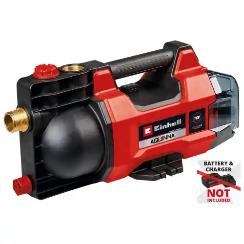 Vente Flash Pompe d’arrosage sans fil – AQUINNA 18/28 – 18 V – 2,5 bar – 2800 L/h – Power X-Change – EINHELL