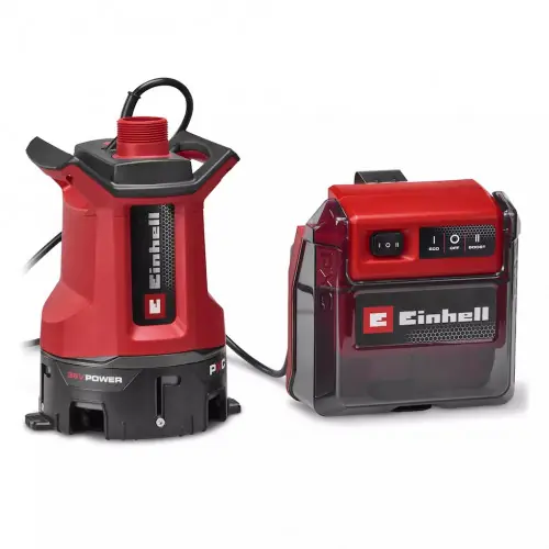Solde Pompe eaux claires et chargées sans fil - GE-DP 36/35 LL Li-Solo - 14 000 l/h - Power X-Change - EINHELL
