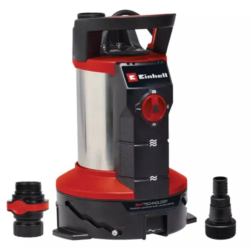 Prix Cassé Pompe immergée combinée eaux claires et chargées - GE-DP 7935 NA LL ECO - 790 W - 19 500 l/h - AquaSensor - 3-en-1 - EINHELL