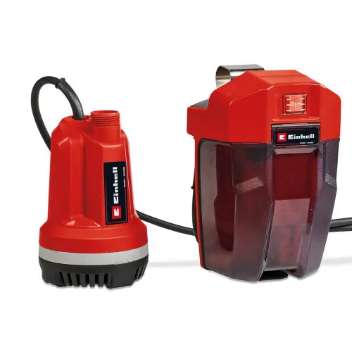 Pas Cher Pompe multifonction sans fil - GE-PP 18 RB Li - Capacité de livraison 3000 L/h - sans batterie - EINHELL