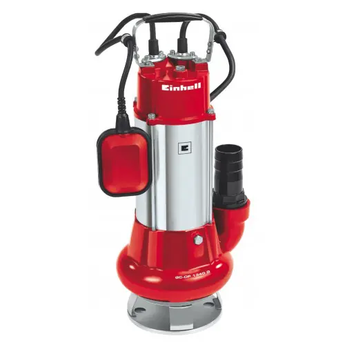 Pompe pour eaux chargées - GC-DP 1340 G - Débit 23 000 l/h - Corps fonte et inox - EINHELL Vente Flash