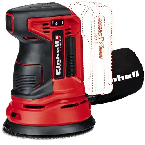 Meilleur Choix Ponceuse excentrique sans fil - TE-RS 18 Li Solo - 18 V - Plateau 125 mm - Sans batterie ni chargeur - EINHELL