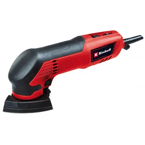 Nouvelle Collection Ponceuse triangulaire - TC-DS 20 E - 200 W - 12 000-22 000 osc/min - Plateau orientable - Aspiration poussières - EINHELL