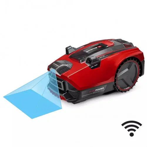 Offre Exclusive Robot-tondeuse caméra 600 m² - FREELEXO CAM PLUS 600 - Brushless 18 V - Wi-Fi - batterie 4,0 Ah - EINHELL
