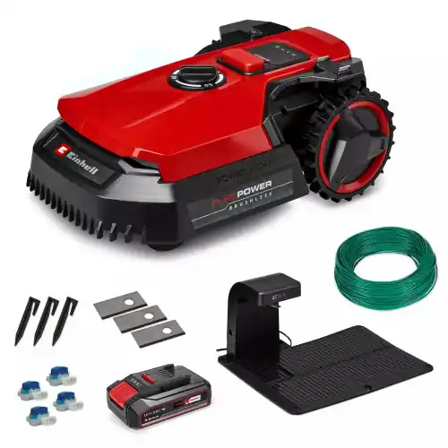 Robot-tondeuse connecté – FREELEXO 500 – 18 V – 500 m² – Bluetooth & WiFi – EINHELL Bon Plan