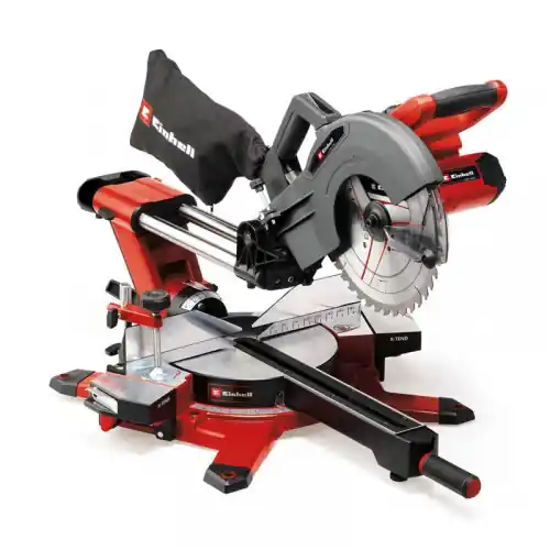 Vente Directe Scie à onglet radiale sans fil - TE-SM 36/10 L Li-Solo - 36 V - Lame Ø 254 mm - Laser + LED - Power X-Change - EINHELL