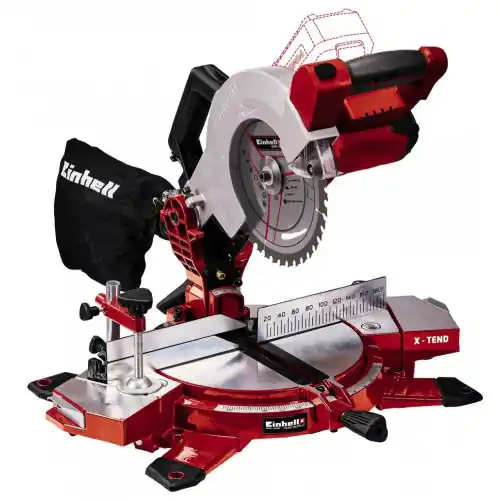 Scie à onglet sans fil – TE-MS 18/210 Li Solo – Lame Ø 210 mm – Laser et LED intégrés (sans batterie ni chargeur) – EINHELL Soldes