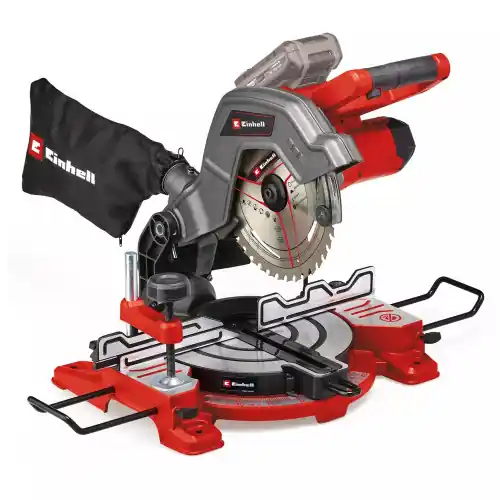 Meilleur Choix Scie à onglet sans fil TE-MS 18/8 Li-Solo - 18V - lame 216mm - coupe 120x60mm - table pivotante - sans batterie - EINHELL