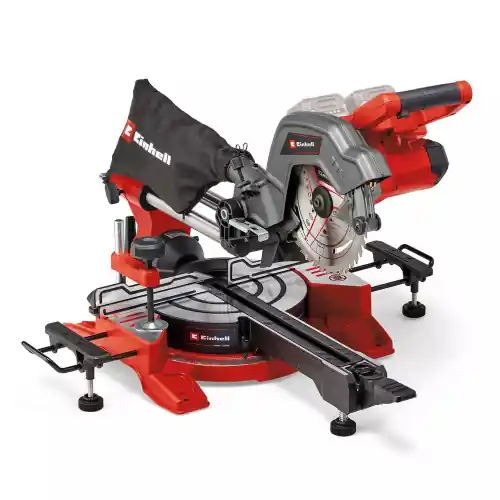 Scie à onglets radiale sans fil 36 V - TE-SM 36/8 L Li-Solo - Ø 216 mm - traction 305 mm - laser - EINHELL Prix Réduit