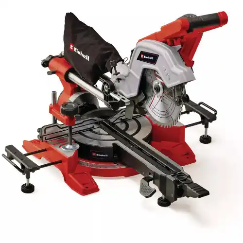 Scie à onglets radiale - TE-SM 8 L Dual - Ø 216 mm - laser - fonction traction - inclinaison double - EINHELL Expédition Rapide