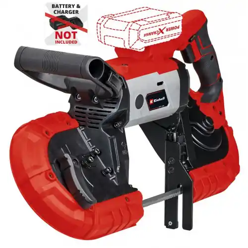 Scie à ruban sans fil - TE-MB 18/127 Li-Solo - 18 V - Coupe métal sans étincelles - 115 x 127 mm - Power X-Change - EINHELL Prix Bas