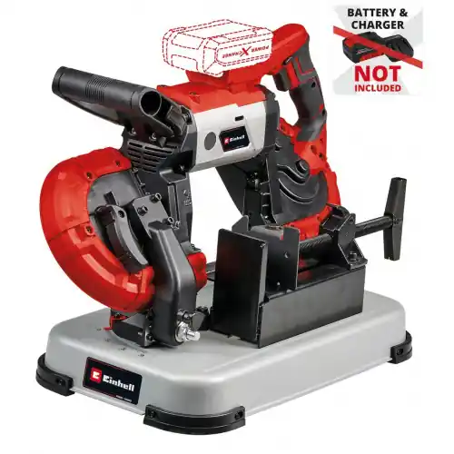Scie à ruban sans fil - TE-MB 18/127 U Li-Solo - 18 V - Coupe métal sans étincelles - 115 x 127 mm - Power X-Change - EINHELL Prix Cassé