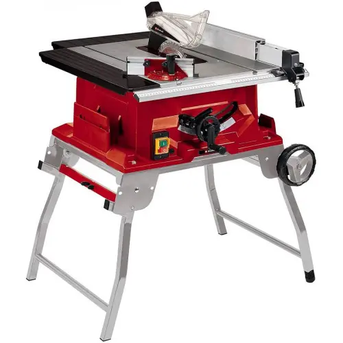 Achat Immédiat Scie circulaire sur table – TE-TS 250 UF – 1500 W – Lame Ø 250 mm – Table aluminium avec piètement trolley – EINHELL