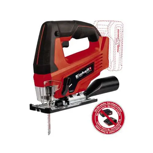 Scie sauteuse pendulaire sans fil 18 V - Coupe 70 mm - Mouvement pendulaire - Coupe en biais 45° - Sans batterie ni chargeur - EINHELL Super Prix