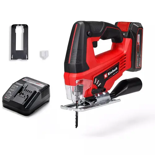 Scie sauteuse sans fil 18 V - TC-JS 18/70 Li - coupe bois 70 mm - batterie 2,5 Ah - EINHELL Retour Gratuit