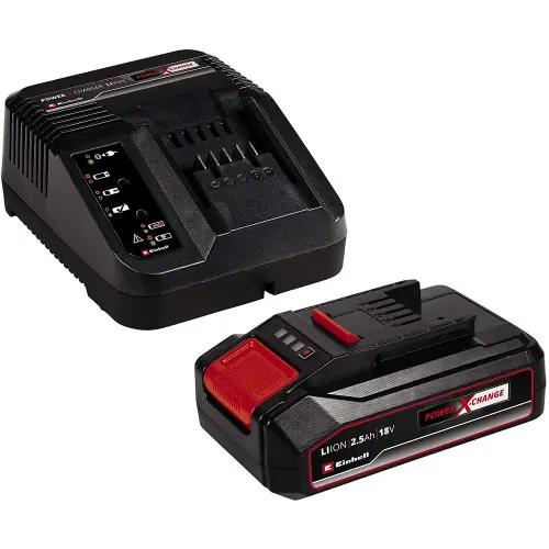 Must-Have Starter-kit Power X-Change 18 V – Batterie 2,5 Ah + chargeur rapide inclus – EINHELL