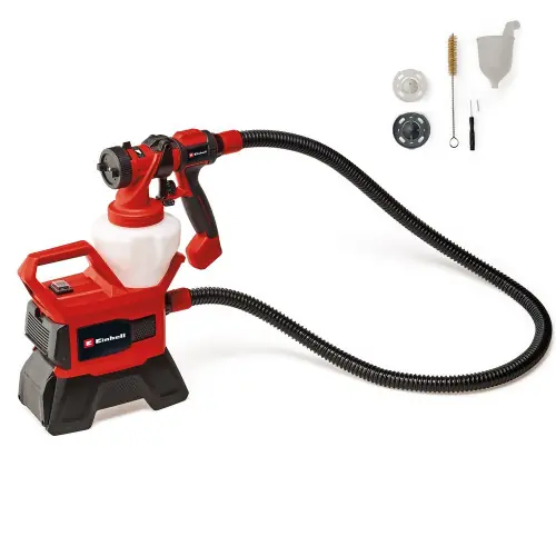 Quantité Limitée Système de pulvérisation de peinture sans fil - TE-SY 18/90 Li-Solo - 18 V - 1 000 ml/min - Réservoir 1,2 L - Power X-Change - EINHELL