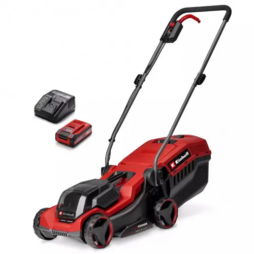 Tondeuse à gazon sans fil – GE-CM 18/30-1 Li BL – 18 V Power X-Change – Largeur de coupe 30 cm – Batterie 3,0 Ah incluse – EINHELL Expédition Rapide