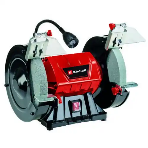 Prix Cassé Touret à meuler double TC-BG 200 L – 400 W – Ø 200 mm – Meules K36/K60 – Avec lampe LED – EINHELL