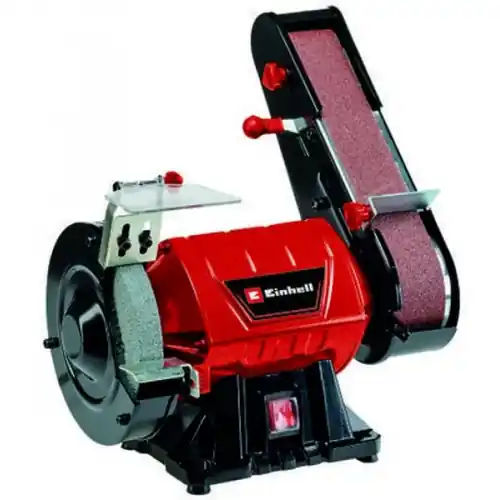 Petit Prix Touret de ponçage à bande et à disque TC-US 350 – ajustable – anti-vibration – EINHELL