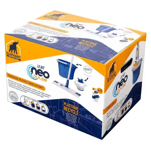 Kit neo pulse + 2 recharges balai plat elephant – ELEPHANT Certifié