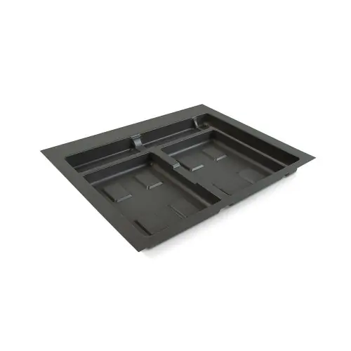 Bon Marché Base Recycle pour poubelles pour tiroir de cuisine, Module 600 mm, gris - EMUCA