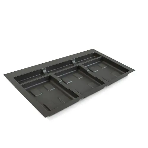 Seulement Aujourd'hui Base Recycle pour poubelles pour tiroir de cuisine, Module 800 mm, gris antracite - EMUCA