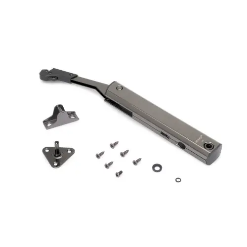 Compas pour portes levantes Altius One – Gamme de force 940-1710 – Acier – Titane – EMUCA Vente Directe