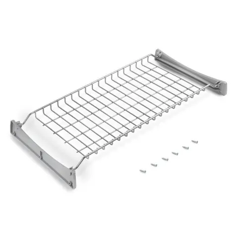 Coulisses pour table escamotable Coktail Reverse H35- Inox brossé - Aluminium - EMUCA Réduction