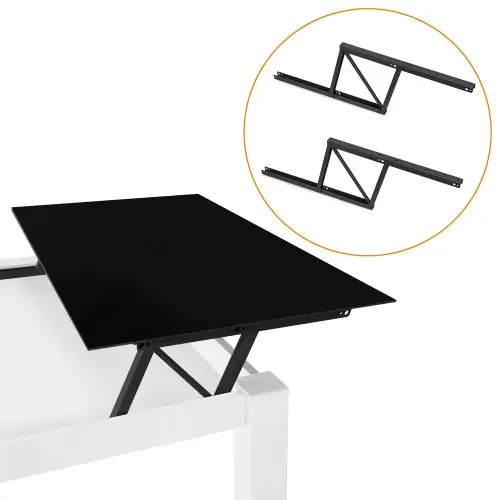 Prix Cassé Kit de panier et cadre coulissant à fermeture souple pour armoire- réglable- module 800mm- Noir texturé - EMUCA
