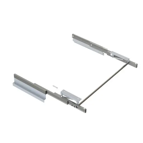 Kit de quincaillerie pour armoire à 2 portes coulissantes - fermeture souple Placard 74- Peint en Noir - EMUCA Bon Plan