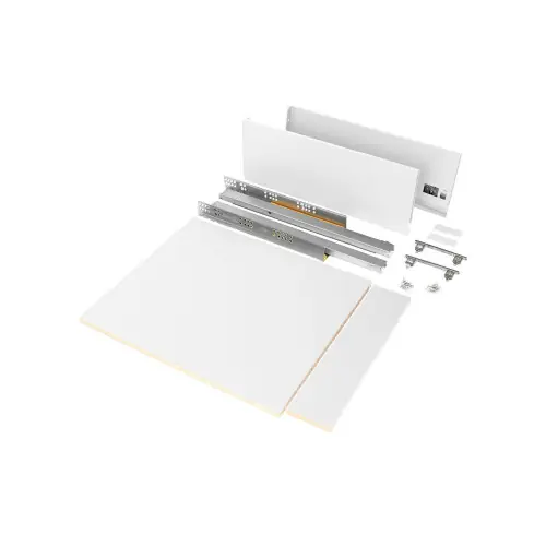 Affaire À Saisir Kit de tiroir, cuisine et salle de bain Vertex - panneaux inclus, H 178 x M 450, blanc - EMUCA
