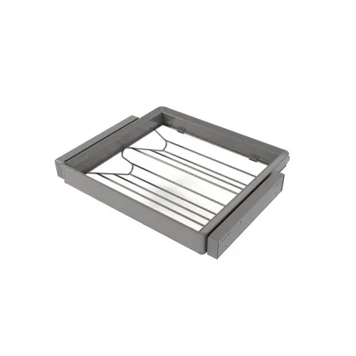 Offre Limitée Kit tiroir à chaussures et rack ajustable Quartz pour armoires - glissières extension totale et à fermeture douce - Module 60c - EMUCA