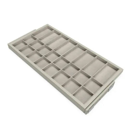 Lot de 10 poignées pour meubles Setubal- L198mm- entraxe 128mm- Aluminium- Anodisé mat - EMUCA Haute Qualité