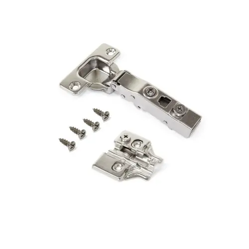 Lot de 20 charnières droite pour montage en applique X91 - fermetures souples - Acier- Titane - EMUCA Expédié Aujourd'hui